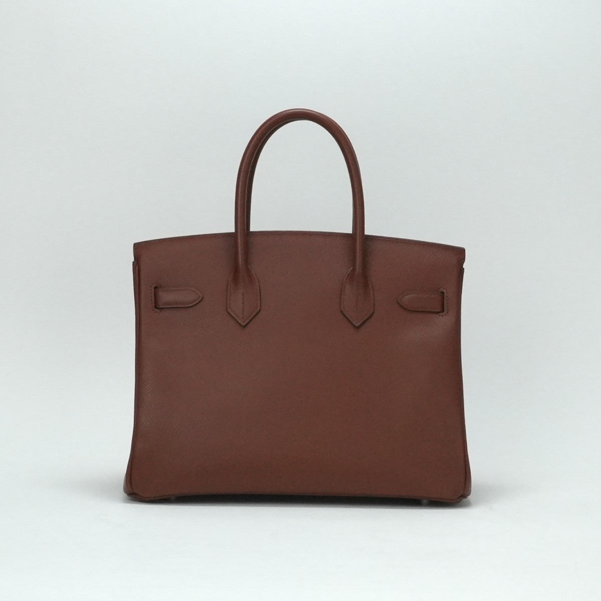 HERMES 爱马仕 Birkin 30 Birkin 30 袋子，手提袋，爱普生，西恩，棕色，棕色，银色配件，vo Epson