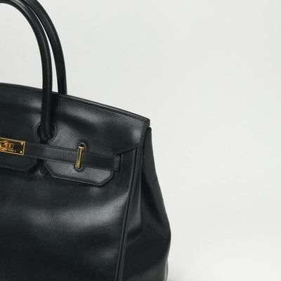エルメス HERMES バーキン35 バーキン 35 バッグ トートバッグ ボックスカーフ ノワール ブラック 黒 ゴールド金具