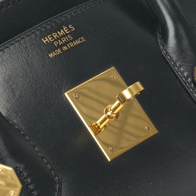 エルメス HERMES バーキン35 バーキン 35 バッグ トートバッグ ボックスカーフ ノワール ブラック 黒 ゴールド金具