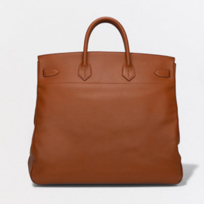 HERMES 爱马仕 Haut a courroies 45 Haut a courroies 45 包 手提包 沙发金色 金色 棕色 棕色 棕色金色五金 手提包