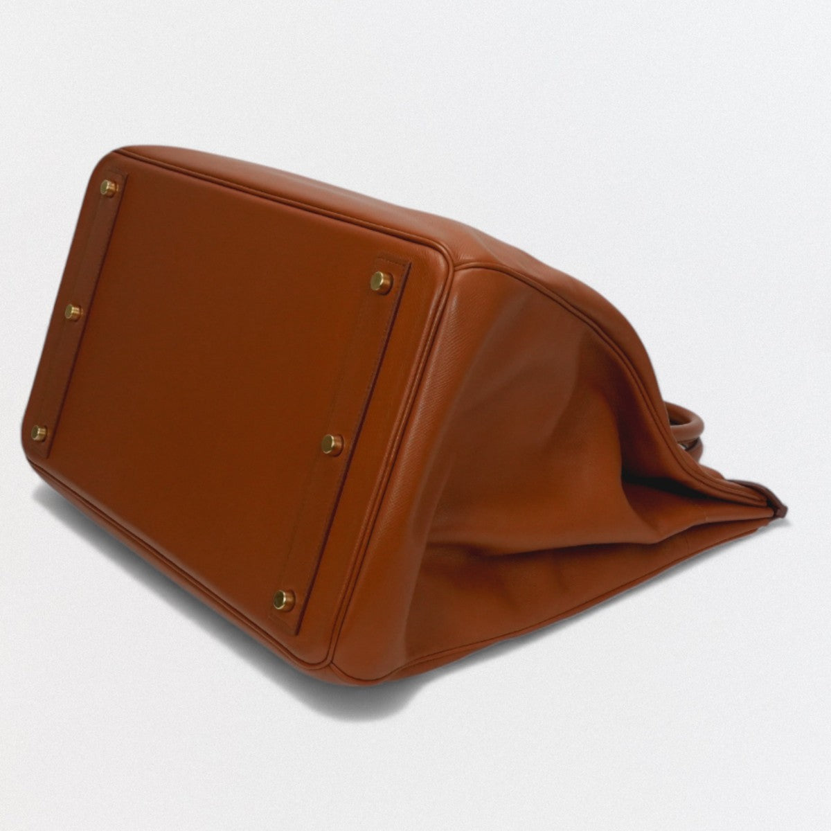 HERMES 爱马仕 Haut a courroies 45 Haut a courroies 45 包 手提包 沙发金色 金色 棕色 棕色 棕色金色五金 手提包