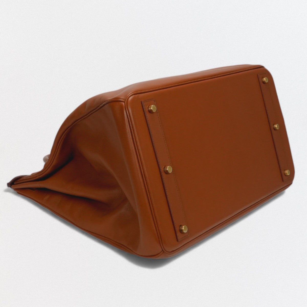 HERMES 爱马仕 Haut a courroies 45 Haut a courroies 45 包 手提包 沙发金色 金色 棕色 棕色 棕色金色五金 手提包