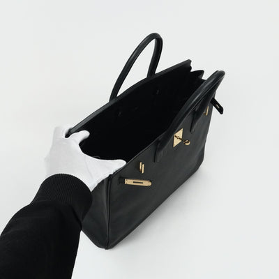 HERMES 爱马仕 Birkin 40 Birkin 40 包，手提袋，阿登，黑色，黑色，金色配件