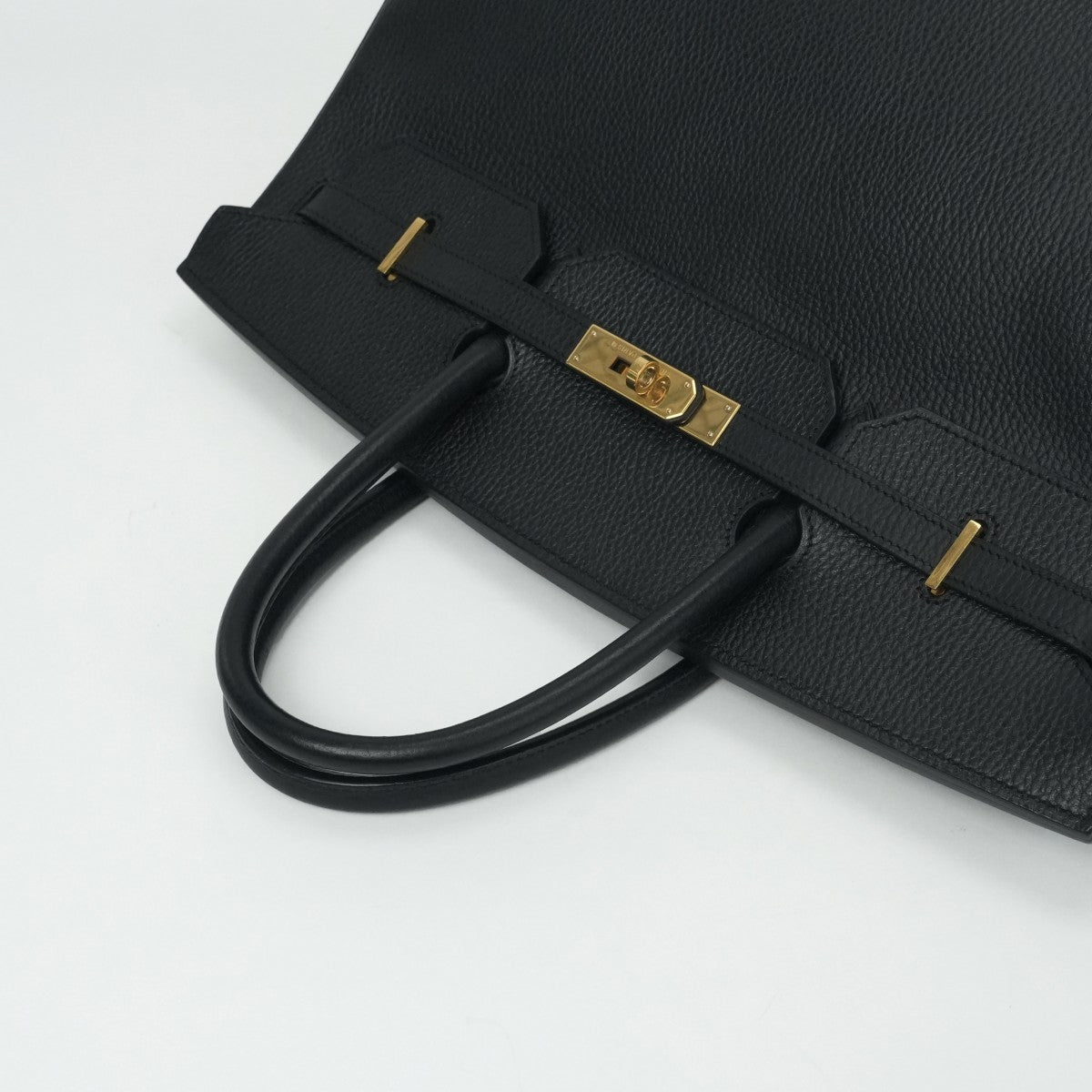 HERMES 爱马仕 Birkin 40 Birkin 40 包，手提袋，阿登，黑色，黑色，金色配件
