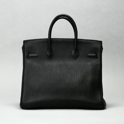 HERMES 爱马仕 Haut a courroies 32 Haut a courroies 32 包，手提袋，峡湾，黑色，黑色，金色配件