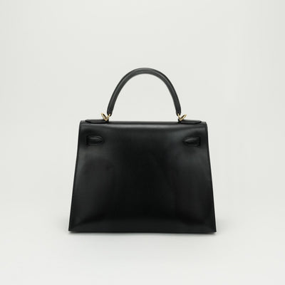 エルメス HERMES ケリー28 ケリー 28 バッグ トートバッグ ボックスカーフ ノワール noir ブラック 黒