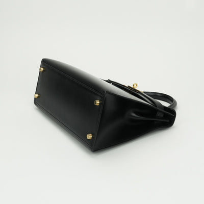 エルメス HERMES ケリー28 ケリー 28 バッグ トートバッグ ボックスカーフ ノワール noir ブラック 黒