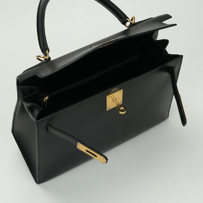 エルメス HERMES ケリー28 ケリー 28 バッグ トートバッグ ボックスカーフ ノワール noir ブラック 黒