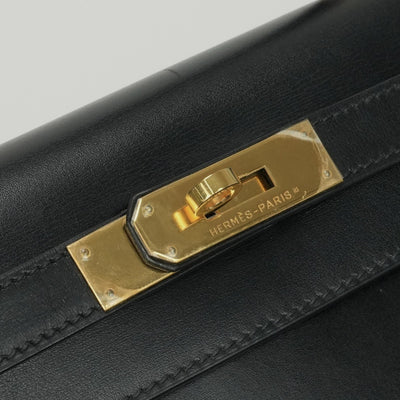 エルメス HERMES ケリー28 ケリー 28 バッグ トートバッグ ボックスカーフ ノワール noir ブラック 黒