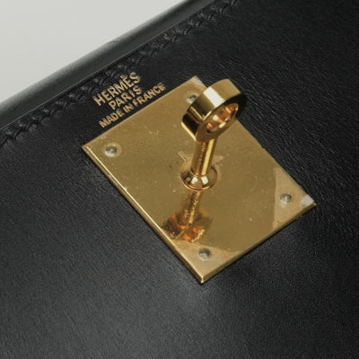 エルメス HERMES ケリー28 ケリー 28 バッグ トートバッグ ボックスカーフ ノワール noir ブラック 黒