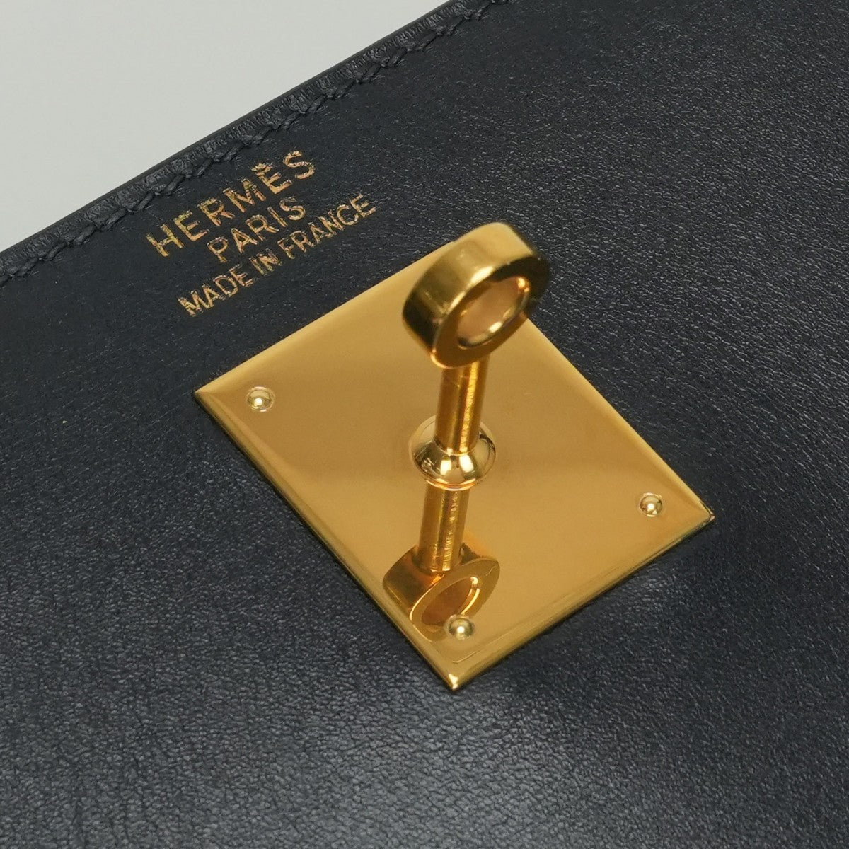 エルメス HERMES ケリー35 ケリー 35 バッグ トートバッグ ショルダーバッグ ボックスカーフ ネイビー 紺 ゴールド金具
