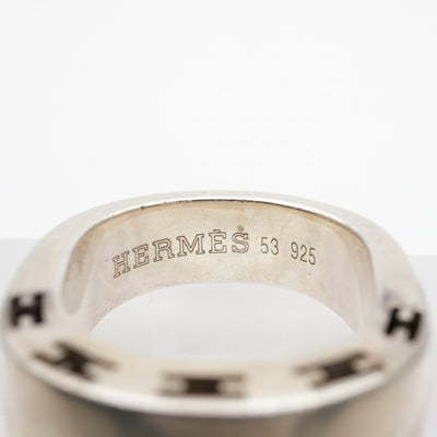 HERMES HERMES Clarte Clarte Ring 925 Silver Antique Rare Silver