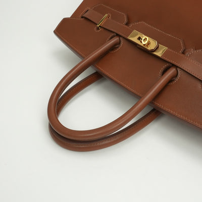 エルメス HERMES バーキン35 バーキン 35 ヴェルソ バッグ トートバッグ ボックスカーフ フォーブ Fauve クレ Craie ブラウン Brown ベージュ beige 茶 ゴールド金具 ハンドバッグ バイカラー