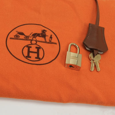 エルメス HERMES バーキン35 バーキン 35 ヴェルソ バッグ トートバッグ ボックスカーフ フォーブ Fauve クレ Craie ブラウン Brown ベージュ beige 茶 ゴールド金具 ハンドバッグ バイカラー