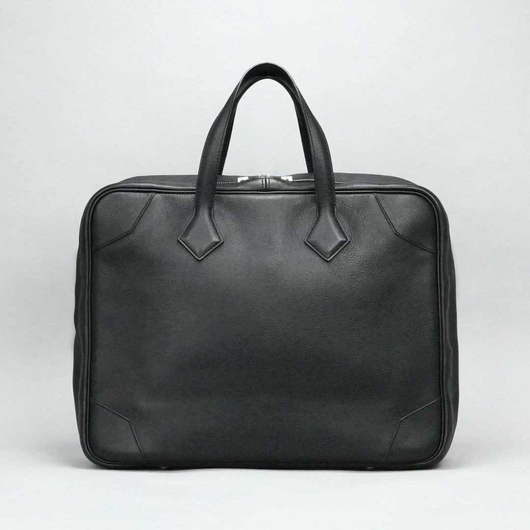 エルメス　ヴィクトリア　12h 濃紺　ネイビー　ビジネスバッグ　インナーブラック エルメス HERMES ヴィクトリア40 ヴィクトリア 40 ヴィクトリア2