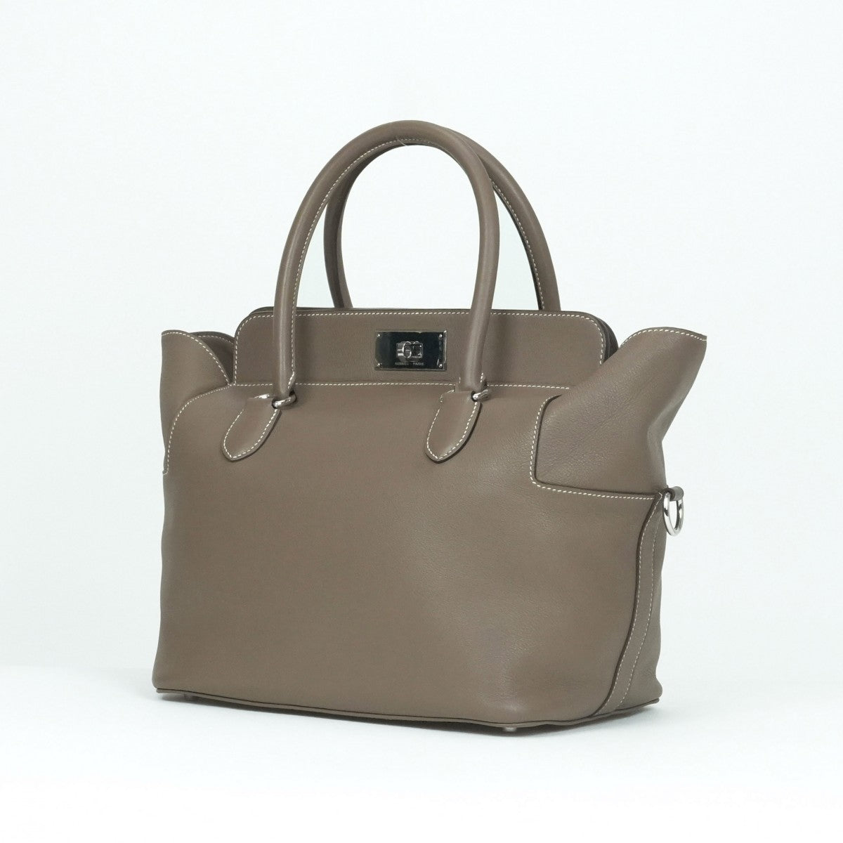 エルメス HERMES ツールボックス26 ツールボックス 26 バッグ ショルダーバッグ エバーカラー エトゥープ グレー シルバー金具 エヴァーカラー