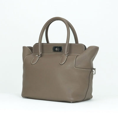エルメス HERMES ツールボックス26 ツールボックス 26 バッグ ショルダーバッグ エバーカラー エトゥープ グレー シルバー金具 エヴァーカラー