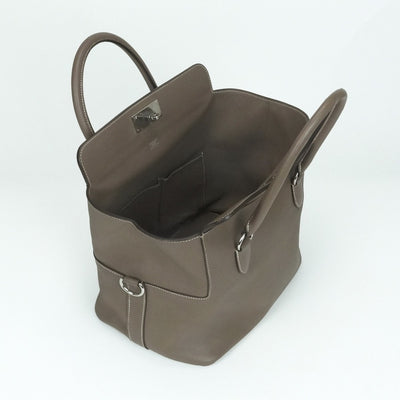 エルメス HERMES ツールボックス26 ツールボックス 26 バッグ ショルダーバッグ エバーカラー エトゥープ グレー シルバー金具 エヴァーカラー