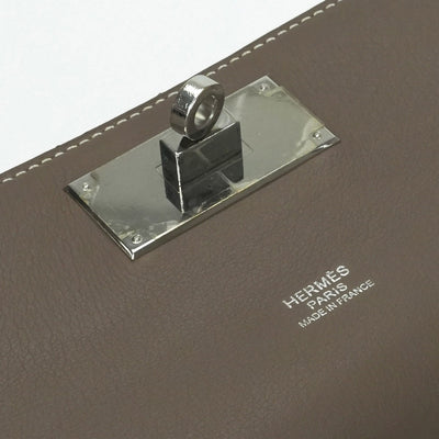 エルメス HERMES ツールボックス26 ツールボックス 26 バッグ ショルダーバッグ エバーカラー エトゥープ グレー シルバー金具 エヴァーカラー