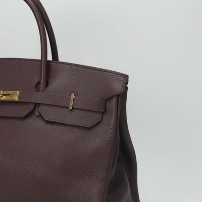 HERMES HERMES Birkin 40 Birkin 40 Tote bag Togo Maron Fonse Brown Brown Gold hardware