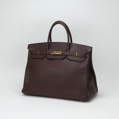 HERMES HERMES Birkin 40 Birkin 40 Tote bag Togo Maron Fonse Brown Brown Gold hardware