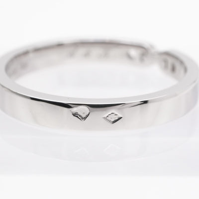 HERMES HERMES Chaine d'Ancre Chaine d'AncreRing Ever Ring Pt950 Silver Wedding Ring Marriage Ring Platinum Pair Ring