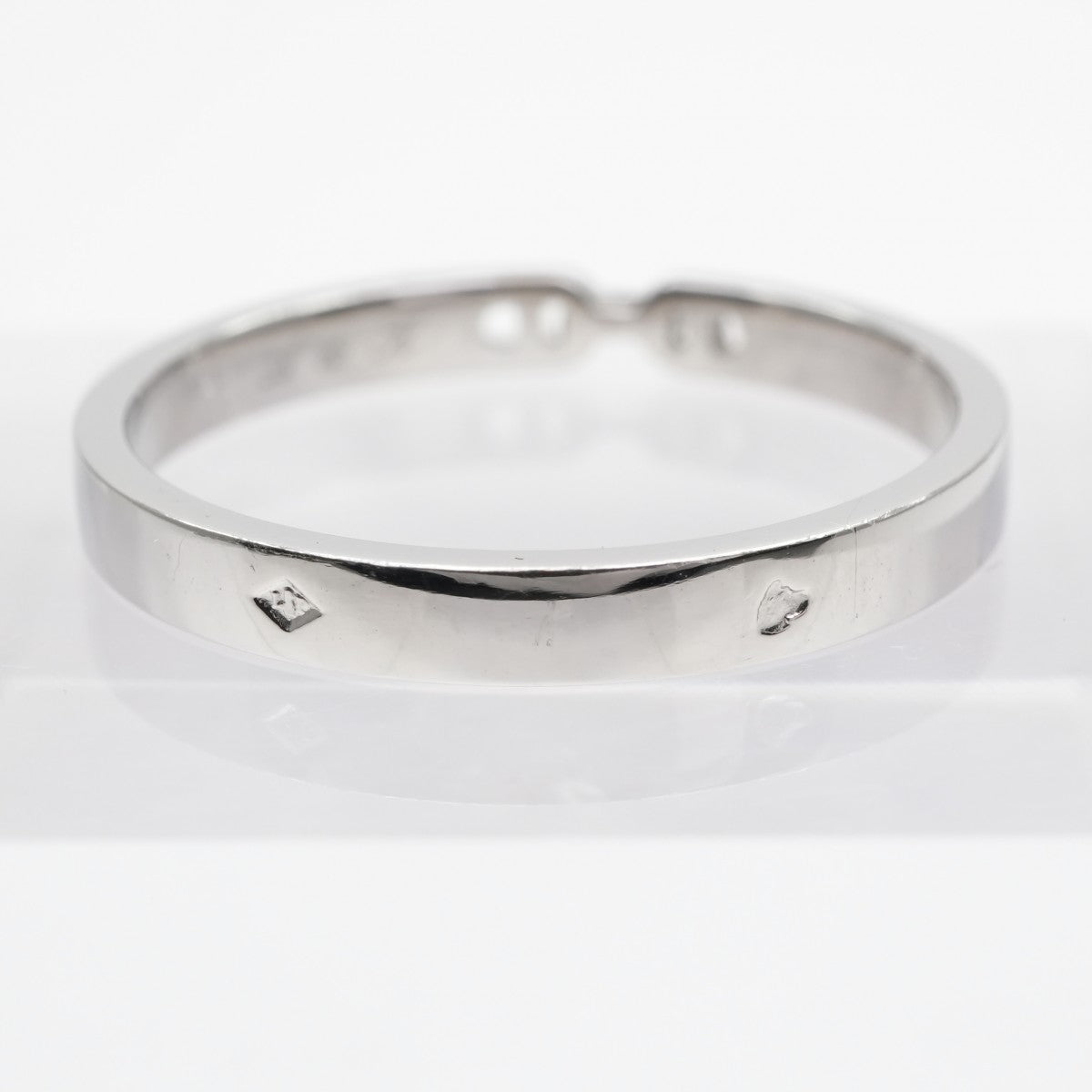 HERMES HERMES Chaine d'Ancre Chaine d'AncreRing Ever Ring Pt950 Silver Wedding Ring Marriage Ring Platinum Pair Ring