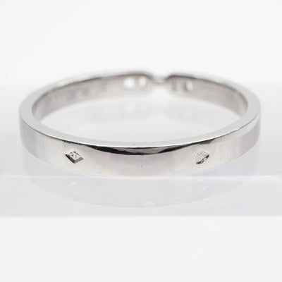 HERMES HERMES Chaine d'Ancre Chaine d'AncreRing Ever Ring Pt950 Silver Wedding Ring Marriage Ring Platinum Pair Ring