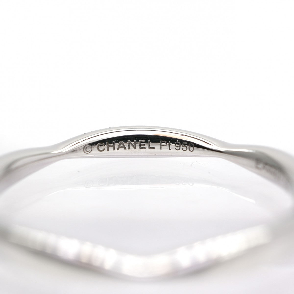 CHANEL CHANEL Marriage Rings, Marriage Ring, Camellia Collection Ring, Pt950, Silver, Wedding Ring, Marriage Ring, Platinum