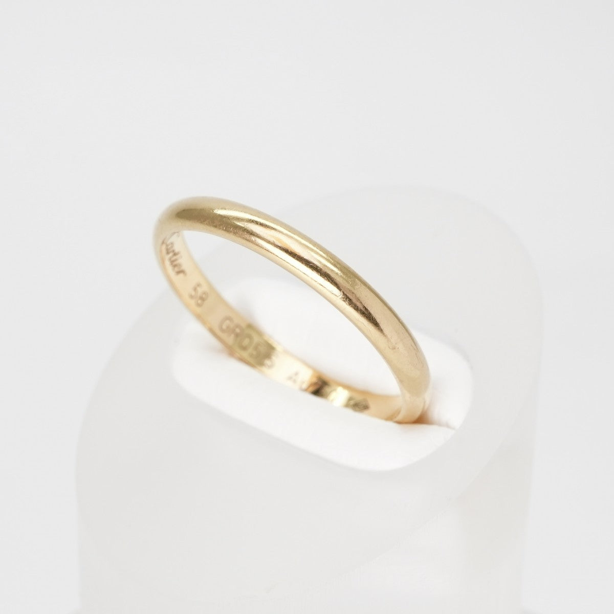 CARTIER Cartier 1895 Wedding Ring 1895 Wedding Band Ring 750YG Yellow Gold Wedding Ring Marriage Ring Yellow Gold