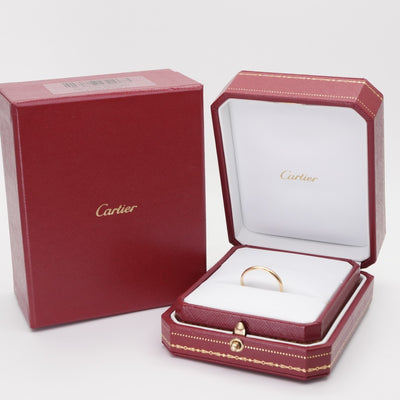 CARTIER Cartier 1895 Wedding Ring 1895 Wedding Band Ring 750YG Yellow Gold Wedding Ring Marriage Ring Yellow Gold