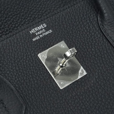 HERMES 헤르메스 Birkin 40 Birkin 40 토트 백 토고 누아 블랙 실버 하드웨어