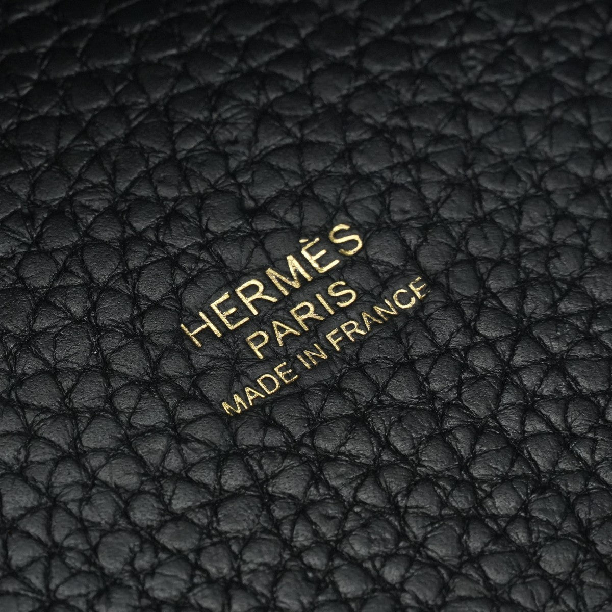 HERMES HERMES Picotin lock MM Picotin lock MM Picotin lock 22 Tote bag Toryon Clemence Noir Black Gold hardware