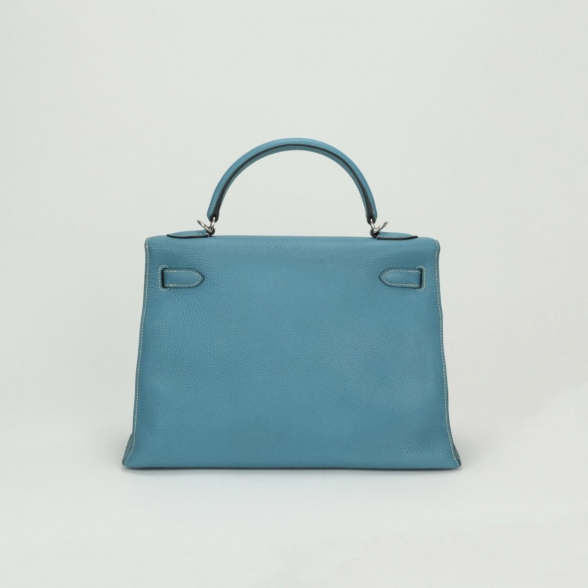 HERMES HERMES Kelly 32 Kelly 32 Bag, tote bag, shoulder bag, togo, bluejean, blue, silver hardware