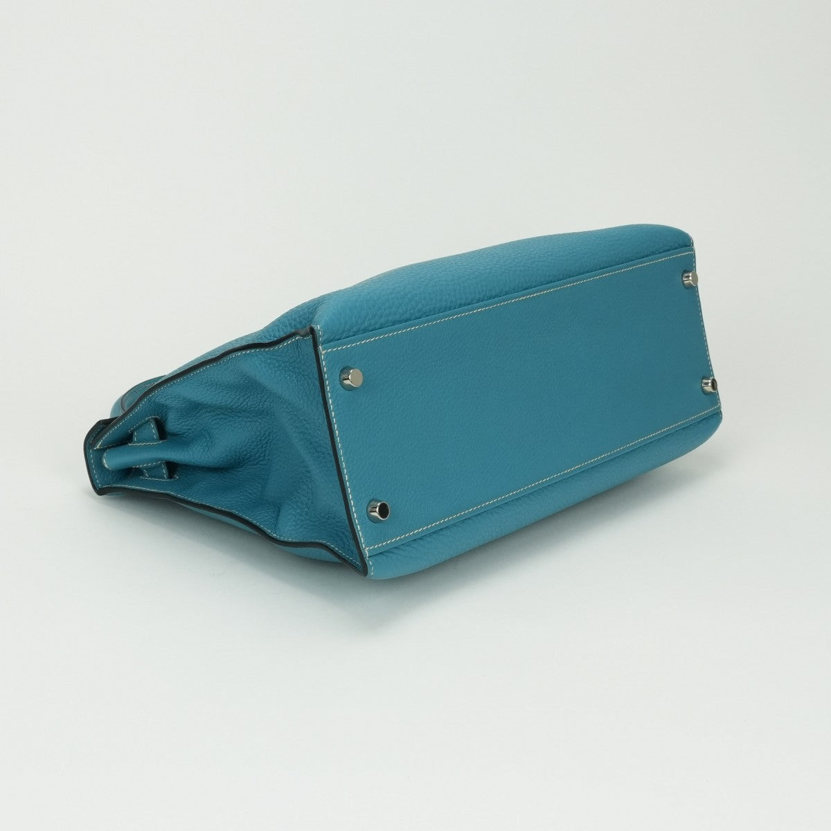HERMES HERMES Kelly 32 Kelly 32 Bag, tote bag, shoulder bag, togo, bluejean, blue, silver hardware