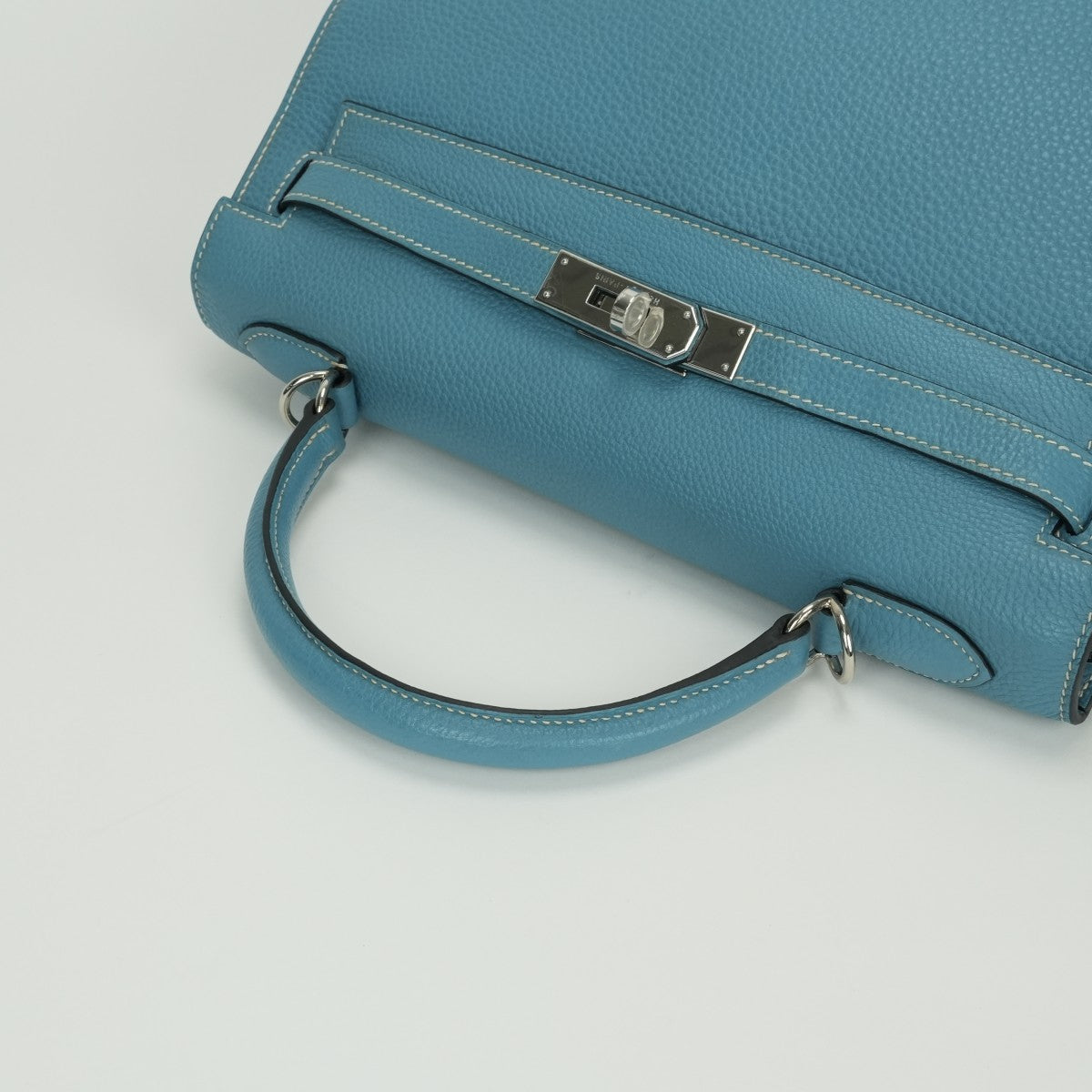 HERMES HERMES Kelly 32 Kelly 32 Bag, tote bag, shoulder bag, togo, bluejean, blue, silver hardware