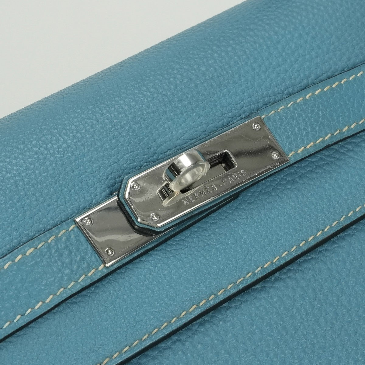 HERMES HERMES Kelly 32 Kelly 32 Bag, tote bag, shoulder bag, togo, bluejean, blue, silver hardware