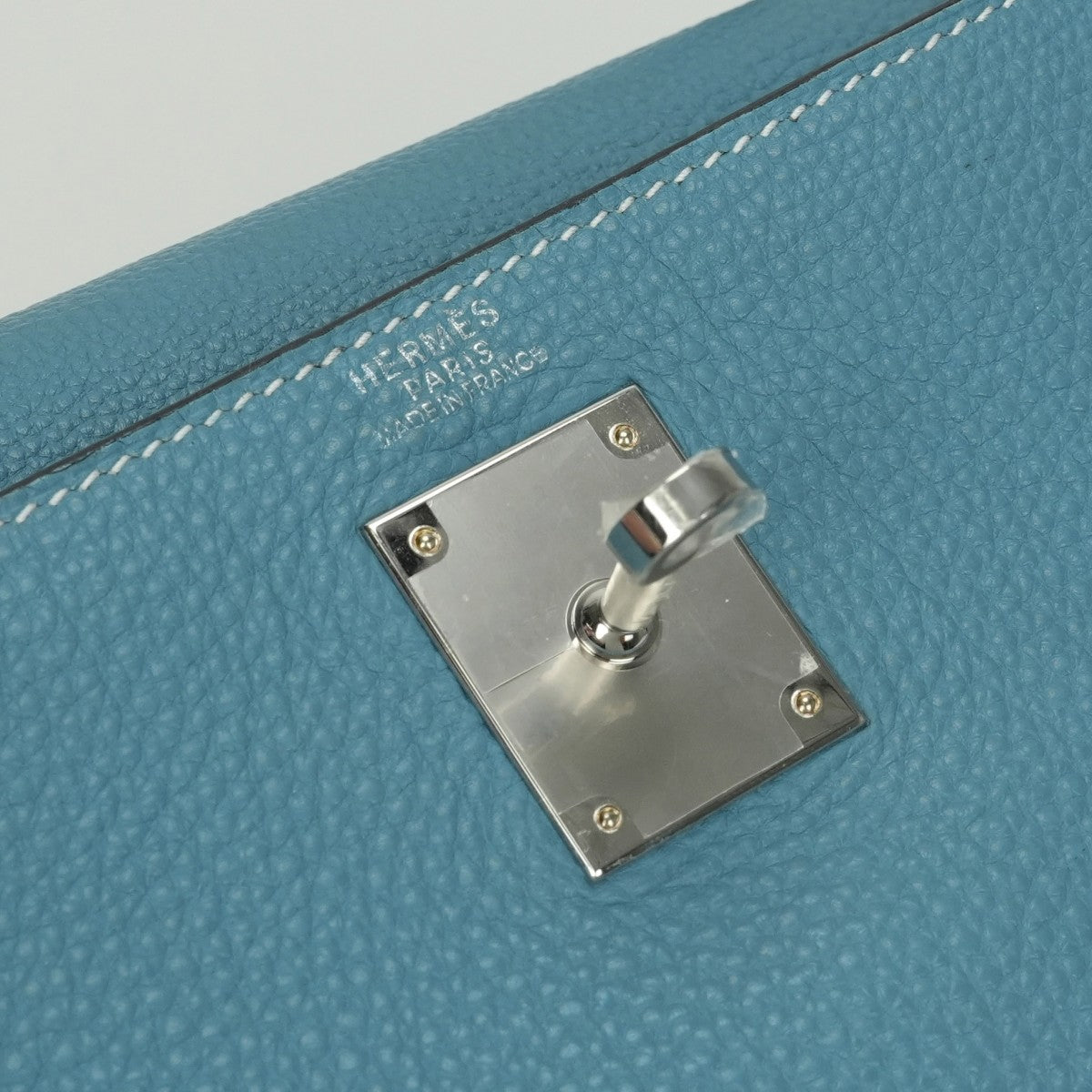 HERMES HERMES Kelly 32 Kelly 32 Bag, tote bag, shoulder bag, togo, bluejean, blue, silver hardware