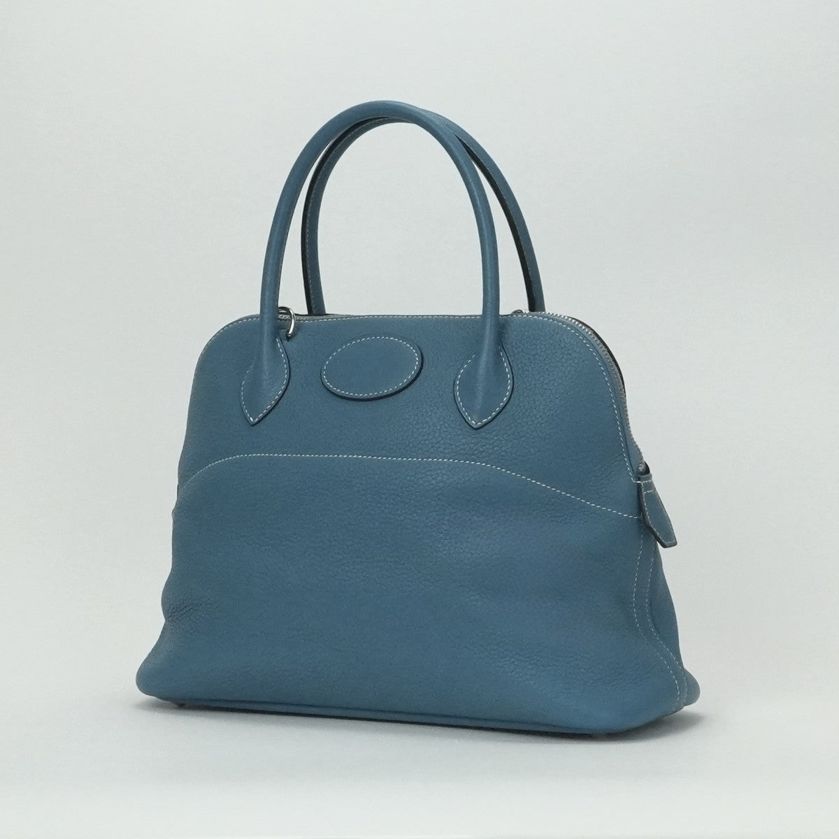 HERMES HERMES Bolide 31 Bolide 31 Tote bag Toryon Clemence Blue Jean Blue Silver Metal fittings