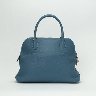 HERMES HERMES Bolide 31 Bolide 31 Tote bag Toryon Clemence Blue Jean Blue Silver Metal fittings