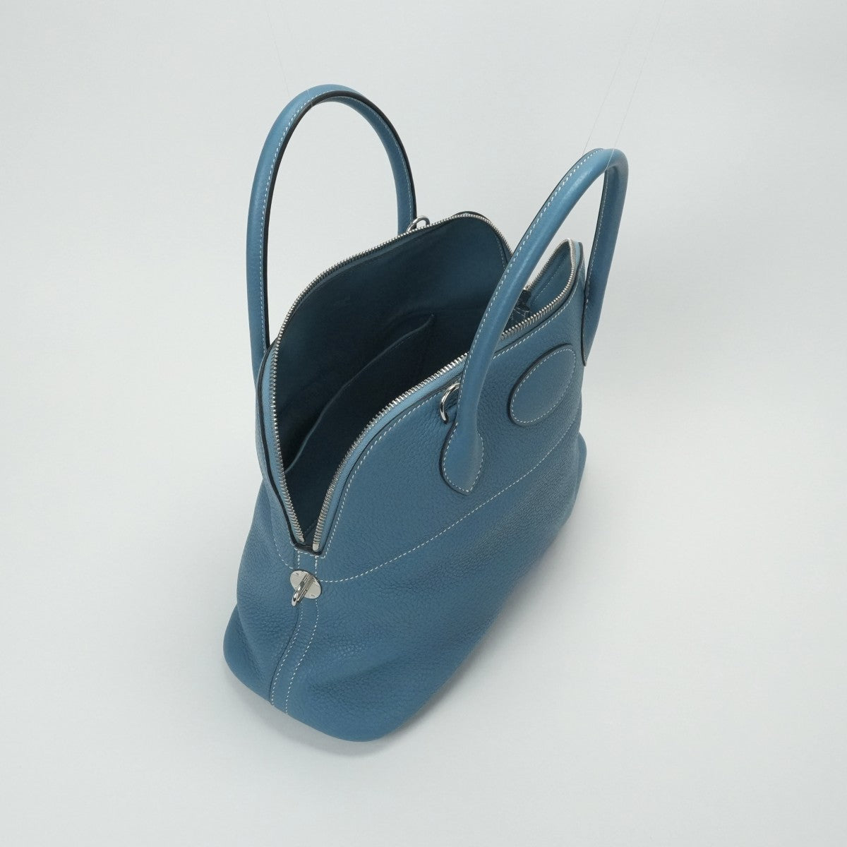 HERMES HERMES Bolide 31 Bolide 31 Tote bag Toryon Clemence Blue Jean Blue Silver Metal fittings