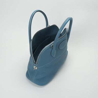 HERMES HERMES Bolide 31 Bolide 31 Tote bag Toryon Clemence Blue Jean Blue Silver Metal fittings