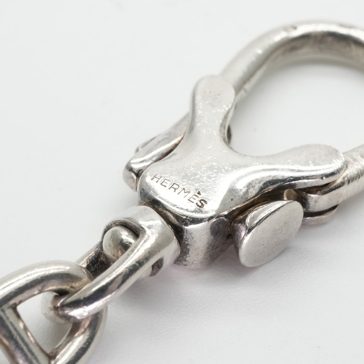 HERMES 헤르메스 Chaine d'Ancre Chaine d'Ancre Other 925 실버 실버 키 링 골동품 빈티지 희귀 희귀