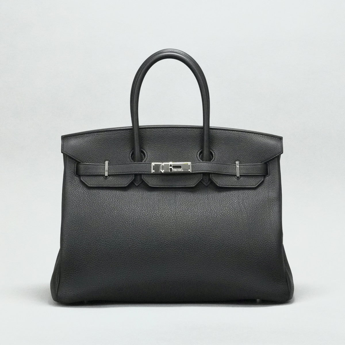 HERMES 헤르메스 Birkin 35 Birkin 35 토트 백 토고 누아 블랙 실버 하드웨어