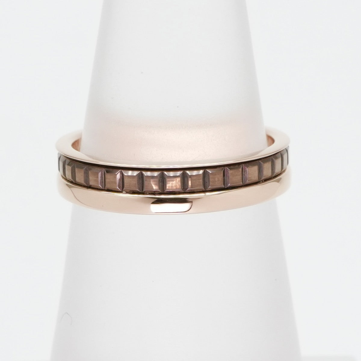 BOUCHERON BOUCHERON Quatre Classic Ring Half Quatre ring Pink gold brown PVD quatre classic ring 750PG Pink gold yellow gold brown PVD Quatre classic