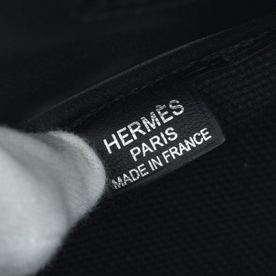 HERMES 爱马仕 Birkin 35 cargo Birkin35个袋子手提袋Toile Ash Swift Noir黑色银色硬件Vo Swift