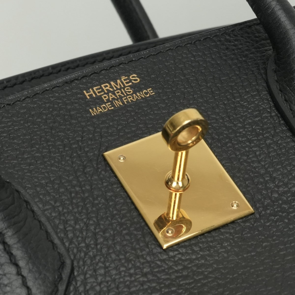 HERMES HERMES Birkin 35 Birkin 35 Bag Tote Bag Ardenne Noir Noir Black Black Gold Hardware