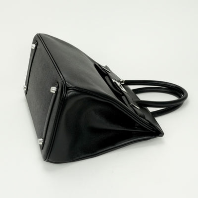 HERMES HERMES Birkin 30 Birkin 30 Bag Tote Bag Epson Noir Noir Black Black Silver Hardware Vaugh Epson