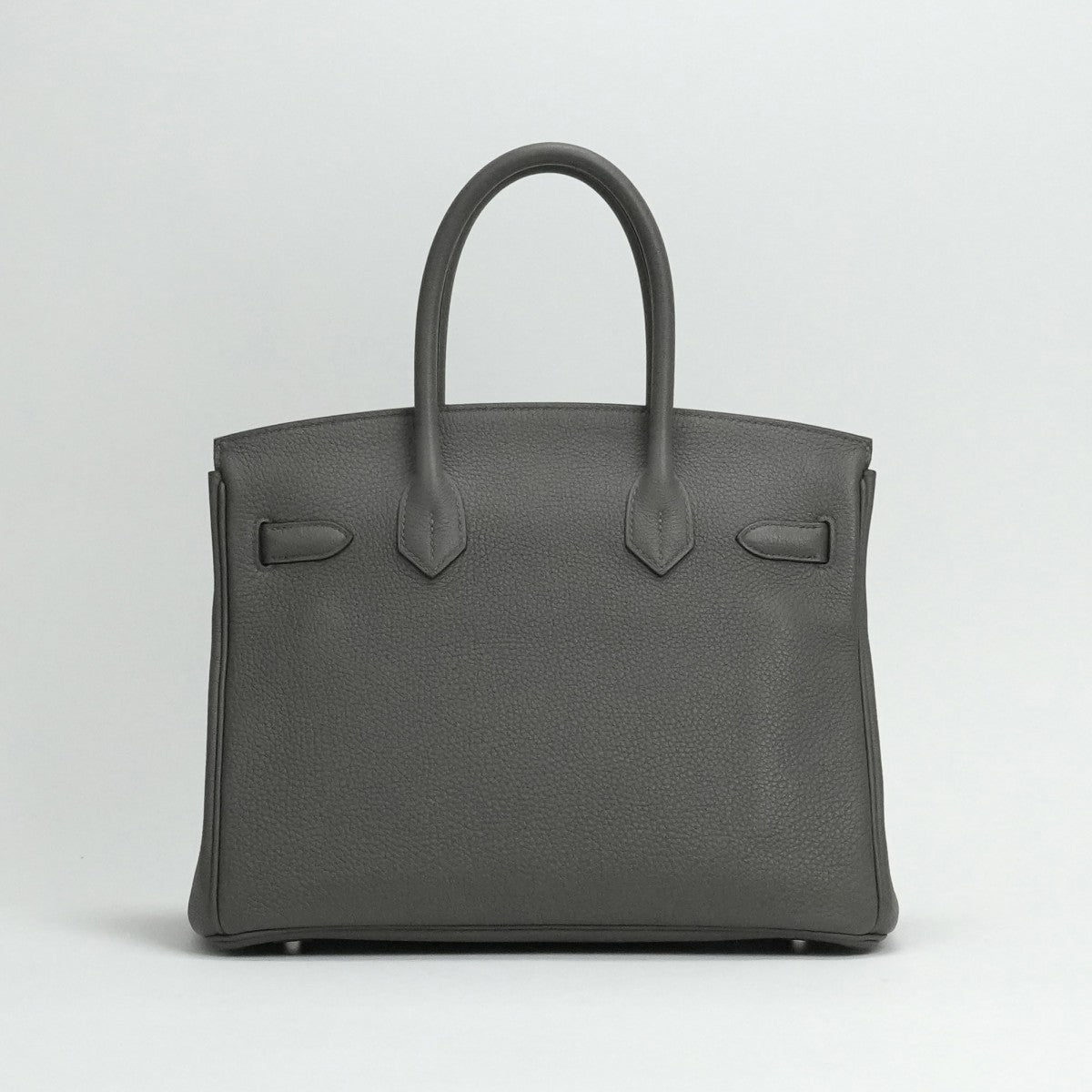 HERMES 爱马仕 Birkin 30 Birkin 30 袋手提袋dogo etan灰色银金属配件