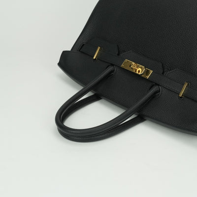 エルメス HERMES バーキン35 バーキン 35 バッグ トートバッグ トゴ ノワール ブラック 黒 ゴールド金具